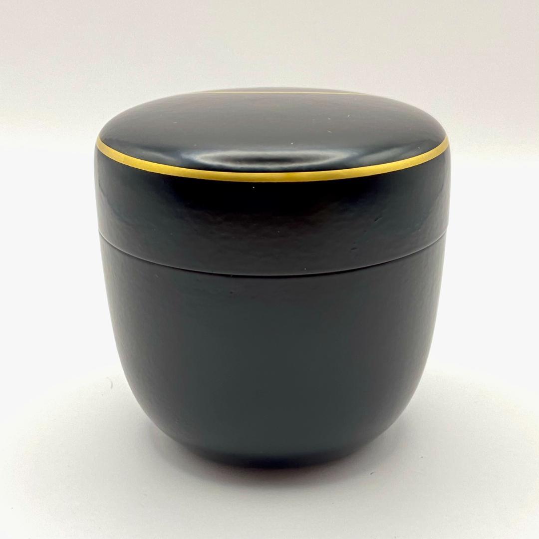 大棗 一閑塗 壺々　道場宗廣　共箱入　茶道具　薄茶器　漆芸　漆器　伝統工芸品
