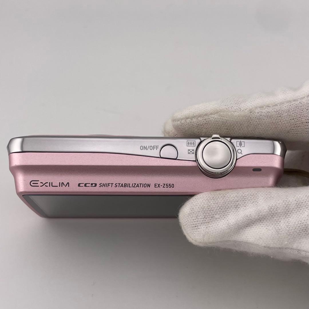 実写美⭕️訳あり【動作確認済】Casio EXILIM EX-Z550 　ピンク