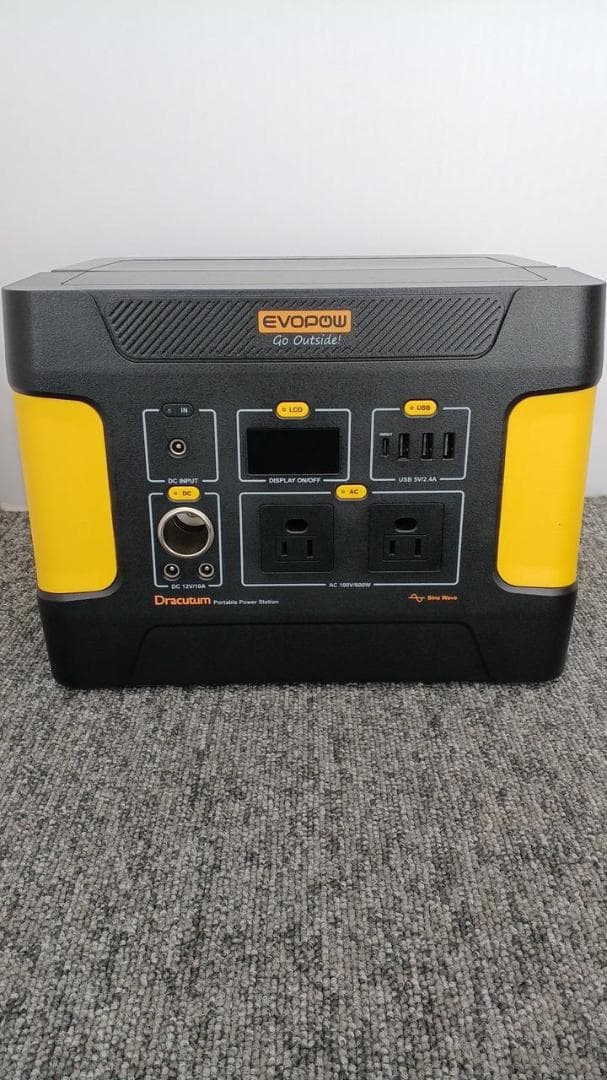 EVOPOW E600 ポータブル電源 515Wh