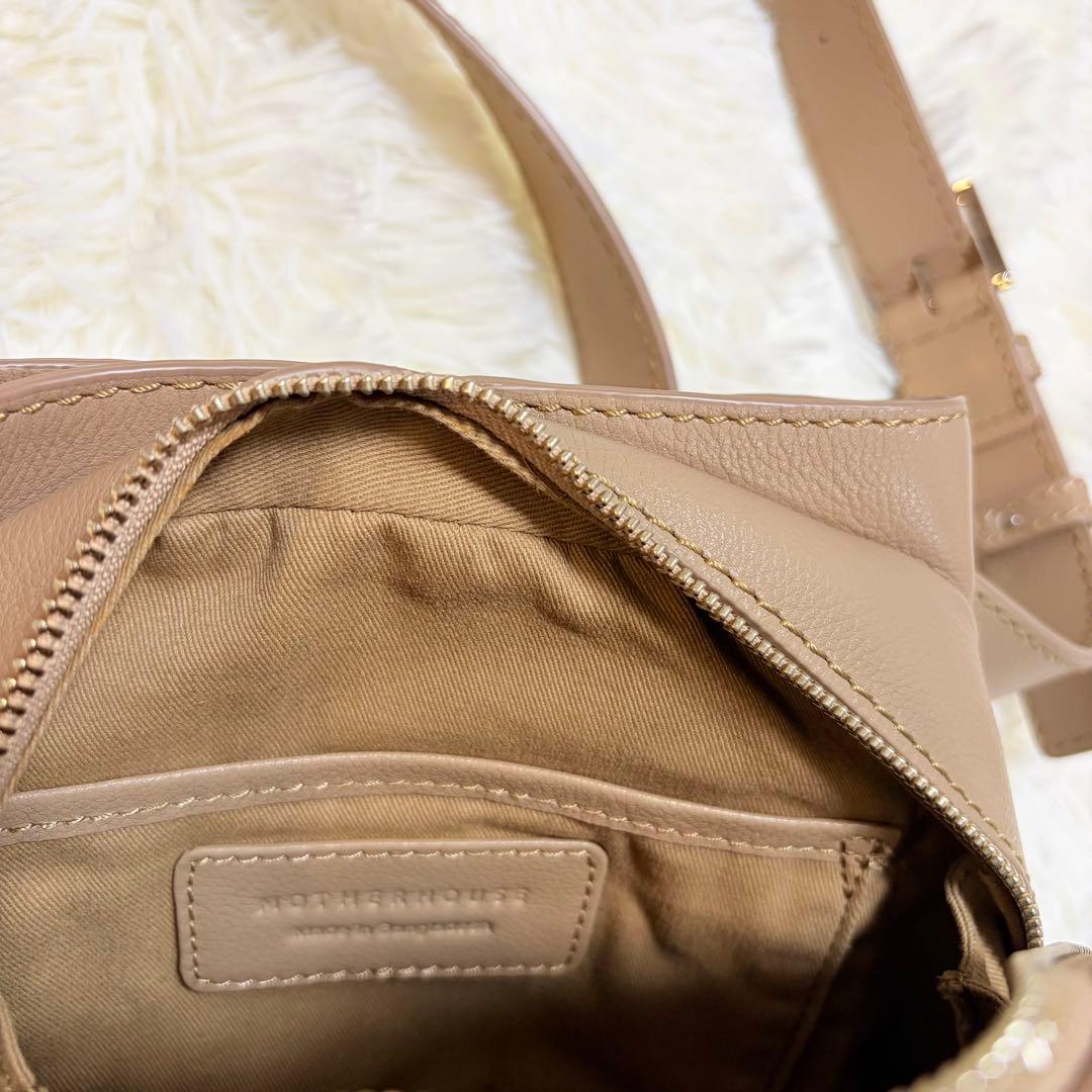 マザーハウス　ソラ　2ウェイショルダーバッグ Mサイズ　ベージュ