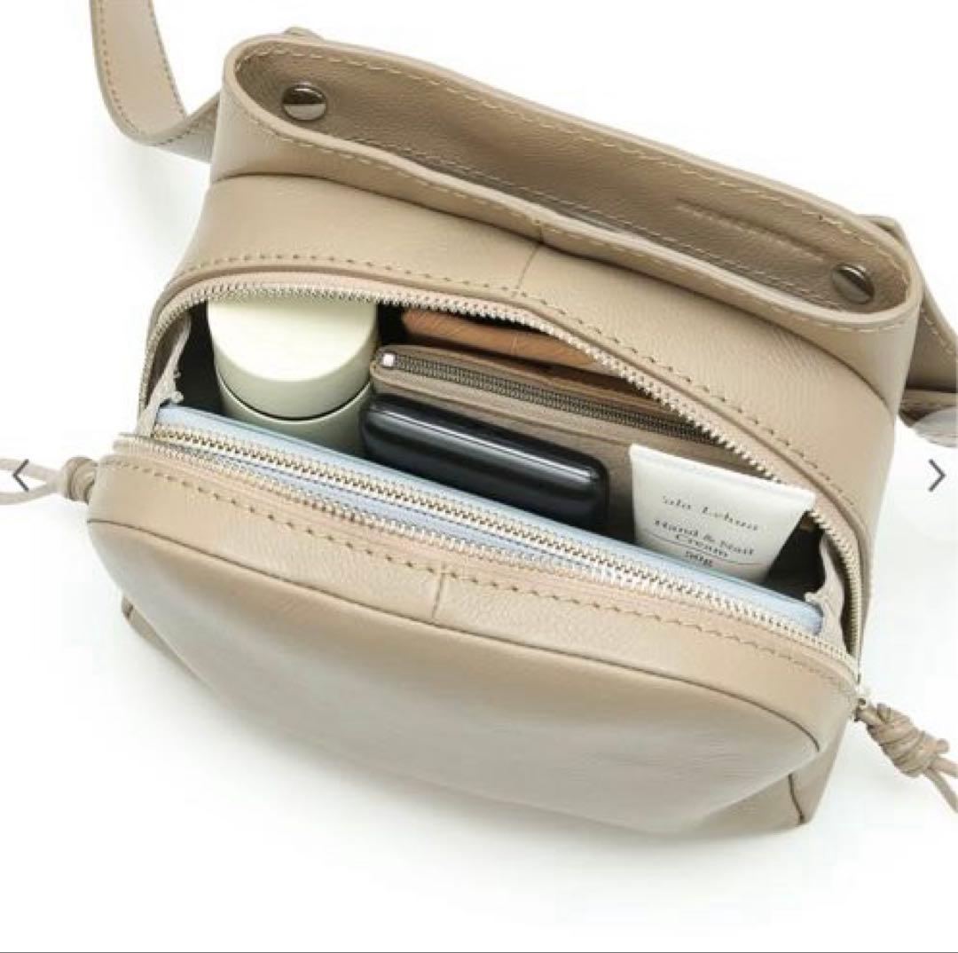 マザーハウス　ソラ　2ウェイショルダーバッグ Mサイズ　ベージュ