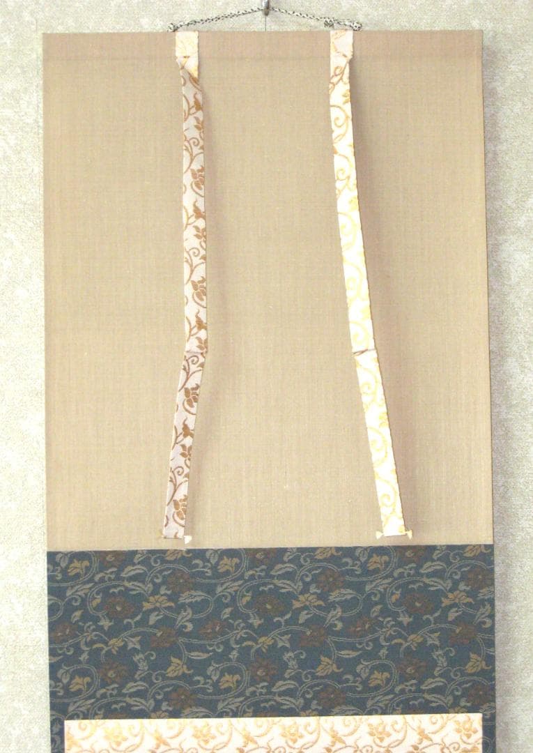 【真筆】茶掛け　瀧 直下三千丈◆大徳寺派 玉瀧寺 戸上明道　共箱・タトウ箱付