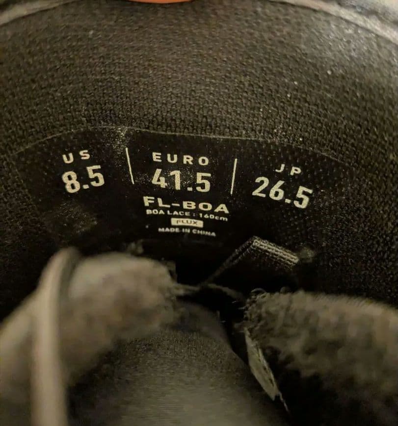 【美品】FLUX BOA スノーボードブーツ ブラック 26.5cm