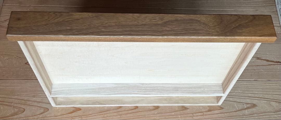 楠 天然無垢 デスク リボス社塗装 学習机 橋詰家具製 ラスク 110cm