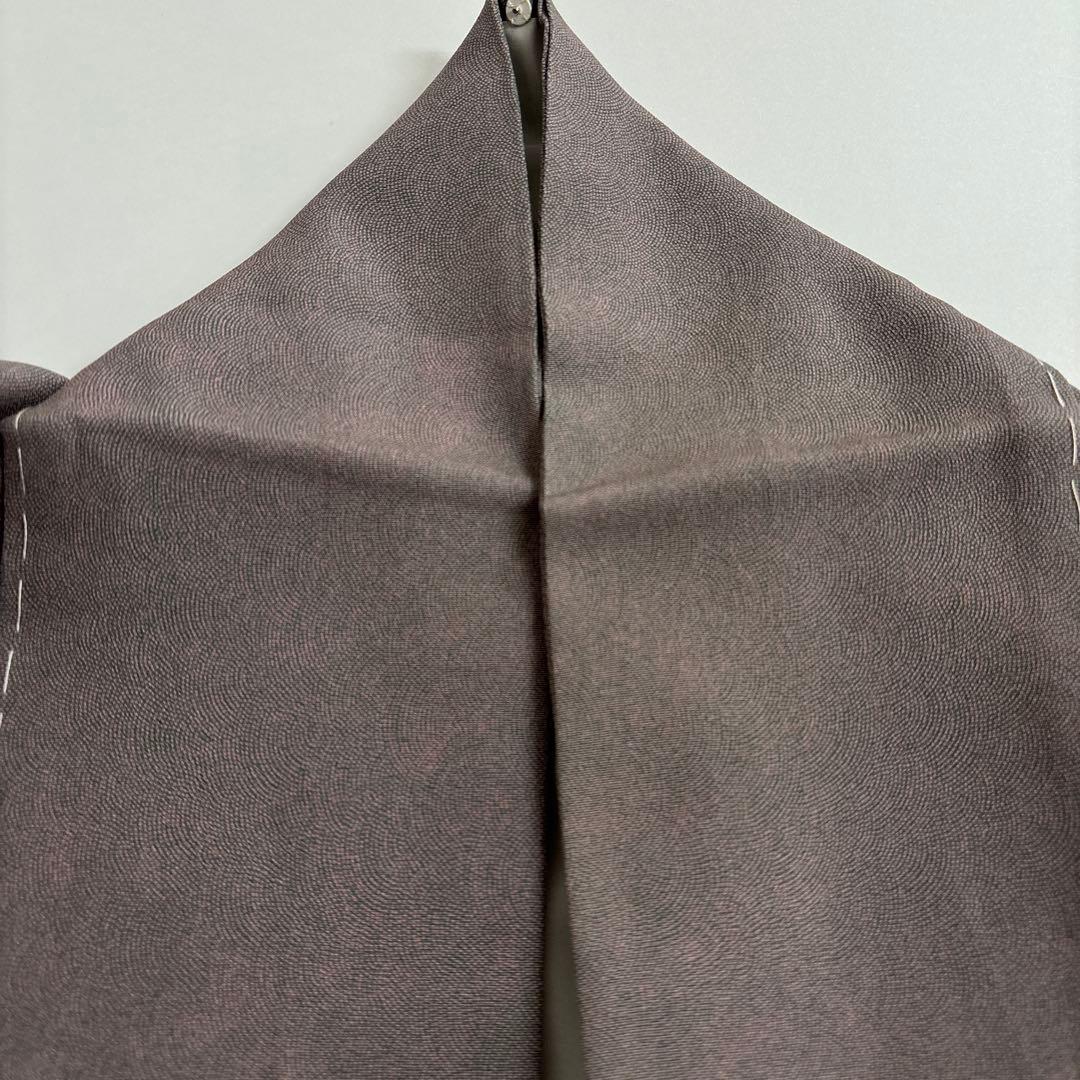 l*o様 作家物 江戸小紋 鮫小紋 紋無し 船 唐草 付下げ 正絹 AK-495