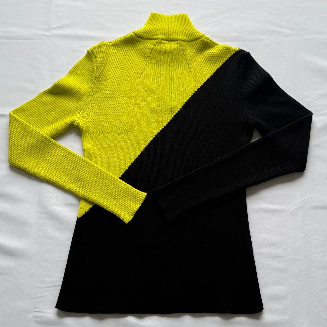 デサント カッティングデザイン ジップスタンド セーター