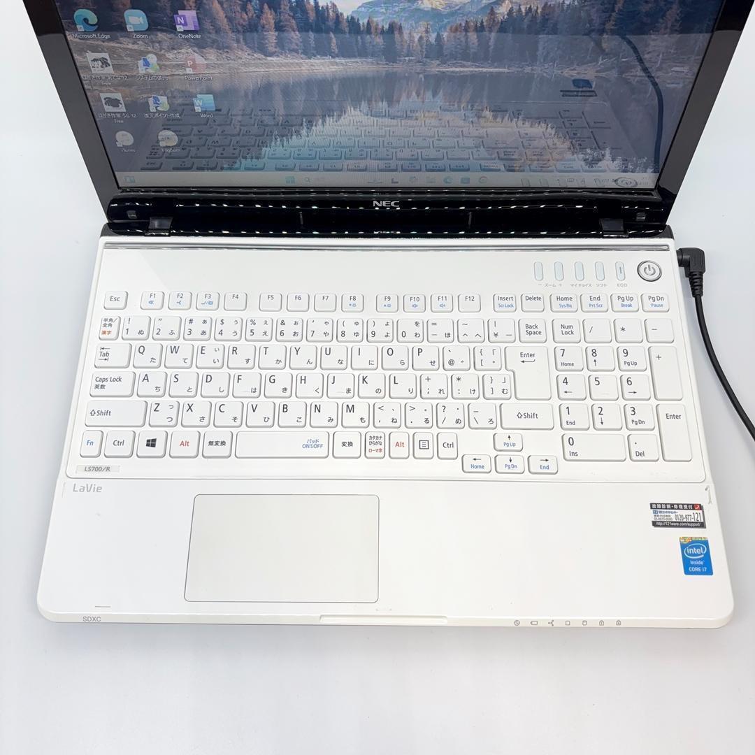ノートパソコン Corei7 16GB 新品SSD Windows11 A10