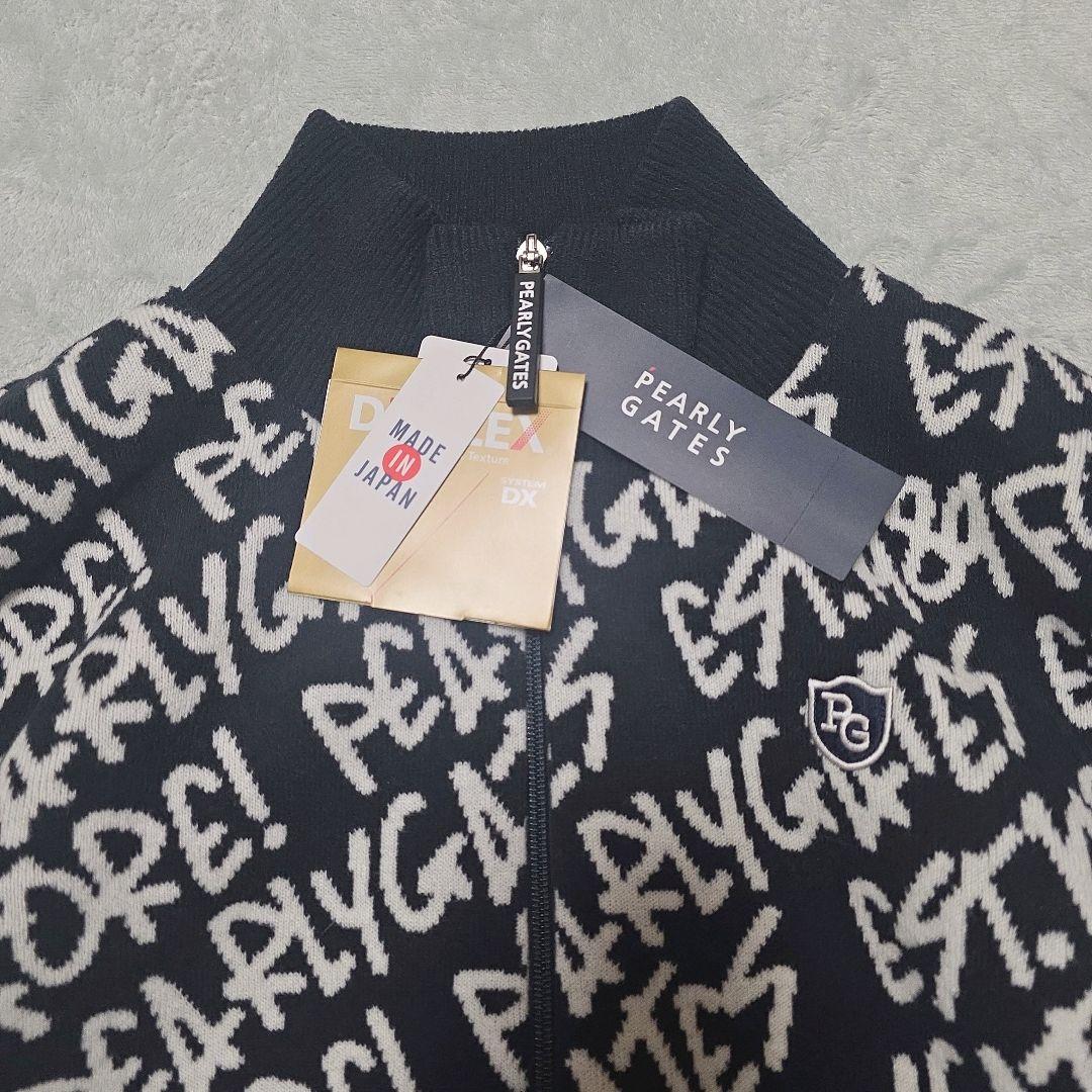 新品未使用 タグ付 パーリーゲイツ グラフィックジャケット ブルゾン 蓄熱 XL