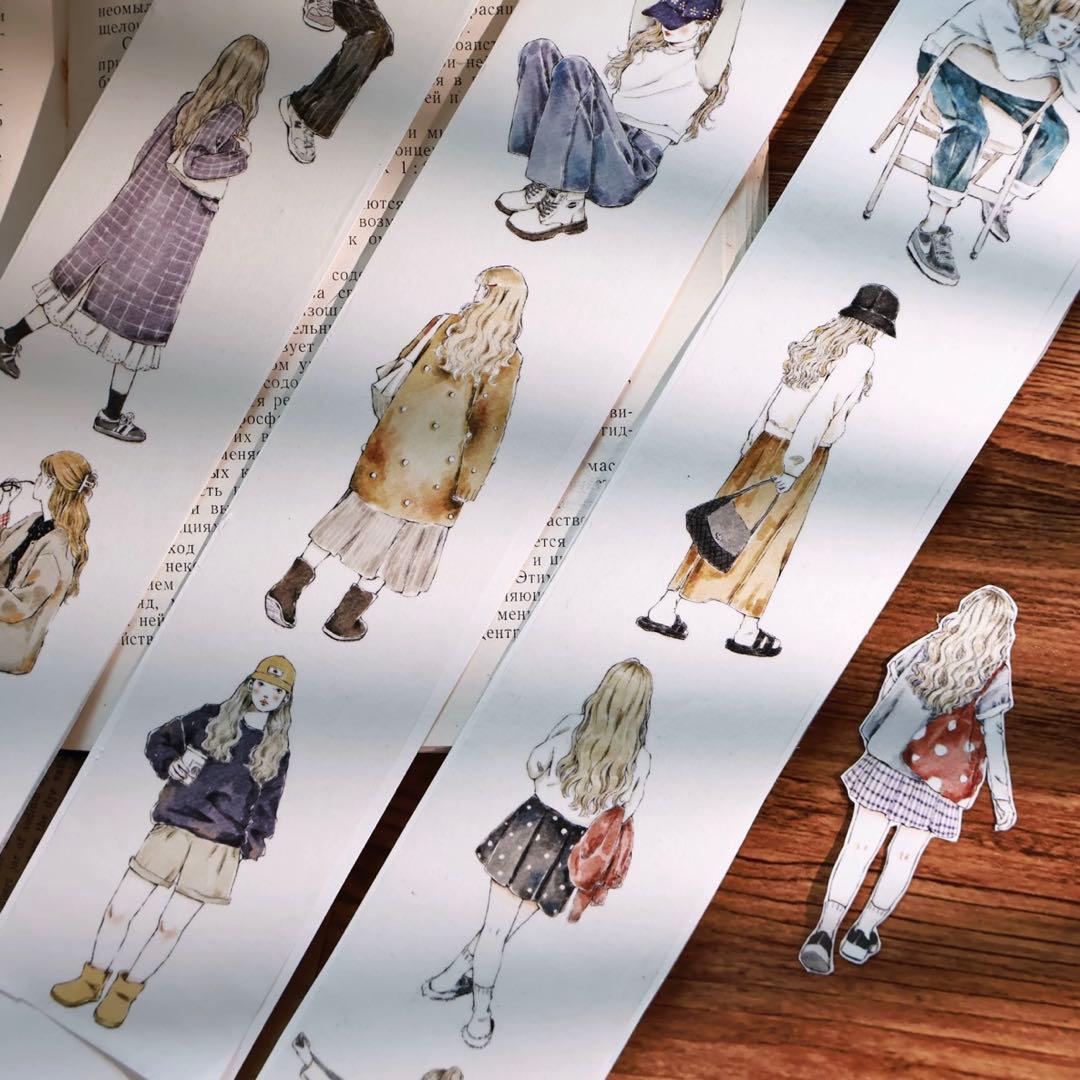 壹洱原创《暖洋洋》海外マスキングテープ　マステ 【2359】