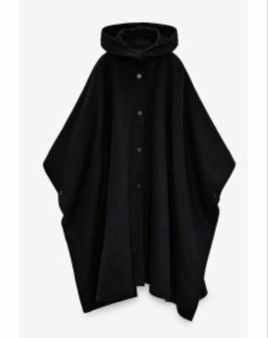 ZARA LIMITED EDITION マンテコ　ウール混ケープコート M