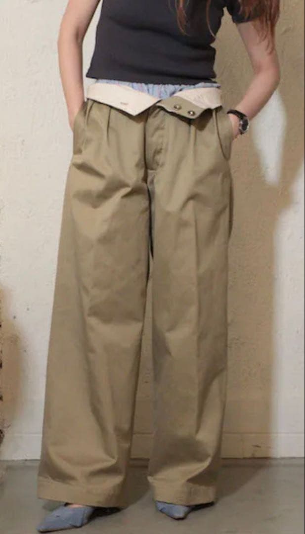 最終値下げFUMIKA_UCHIDA ワイドパンツ　size38