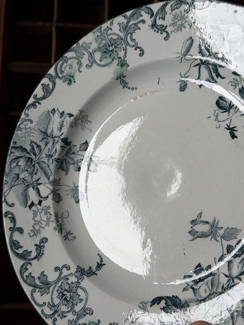 ⚫︎2set⚫︎フランスアンティーク⚫︎ SAINT-AMAND深青カンパーニュ 深皿