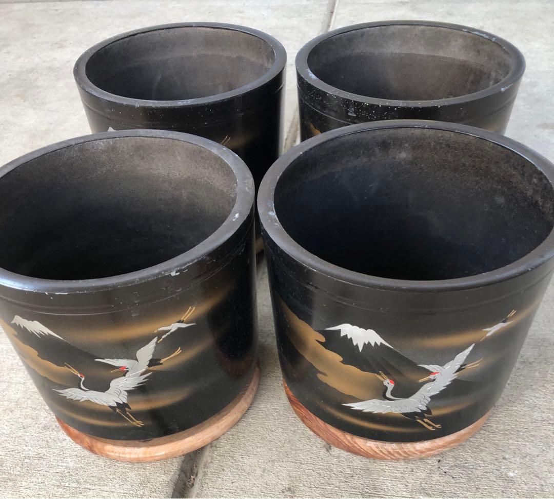 火鉢4個セット(E67)