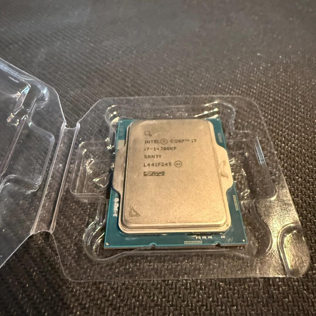 【動作確認済み】Intel Core i7-14700KF 自作PC取り外し品