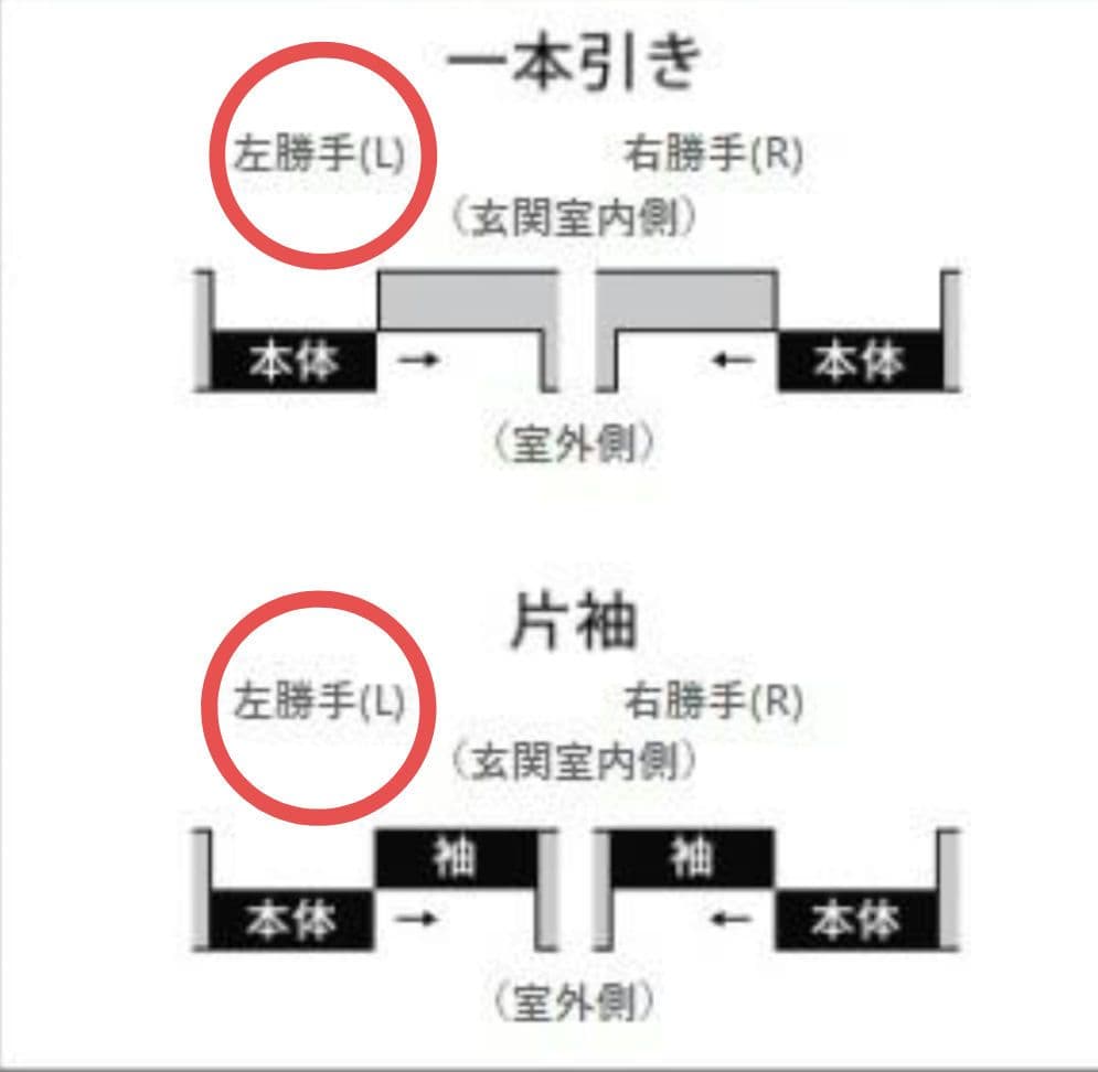 リクシル エルムーブ2電池錠式ハンドルセット