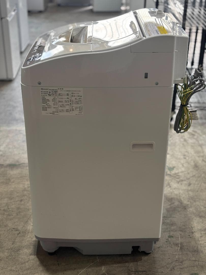 シャープ 縦型洗濯乾燥機 ES-T6GBK-N 6.5/3.5kg 2023年製
