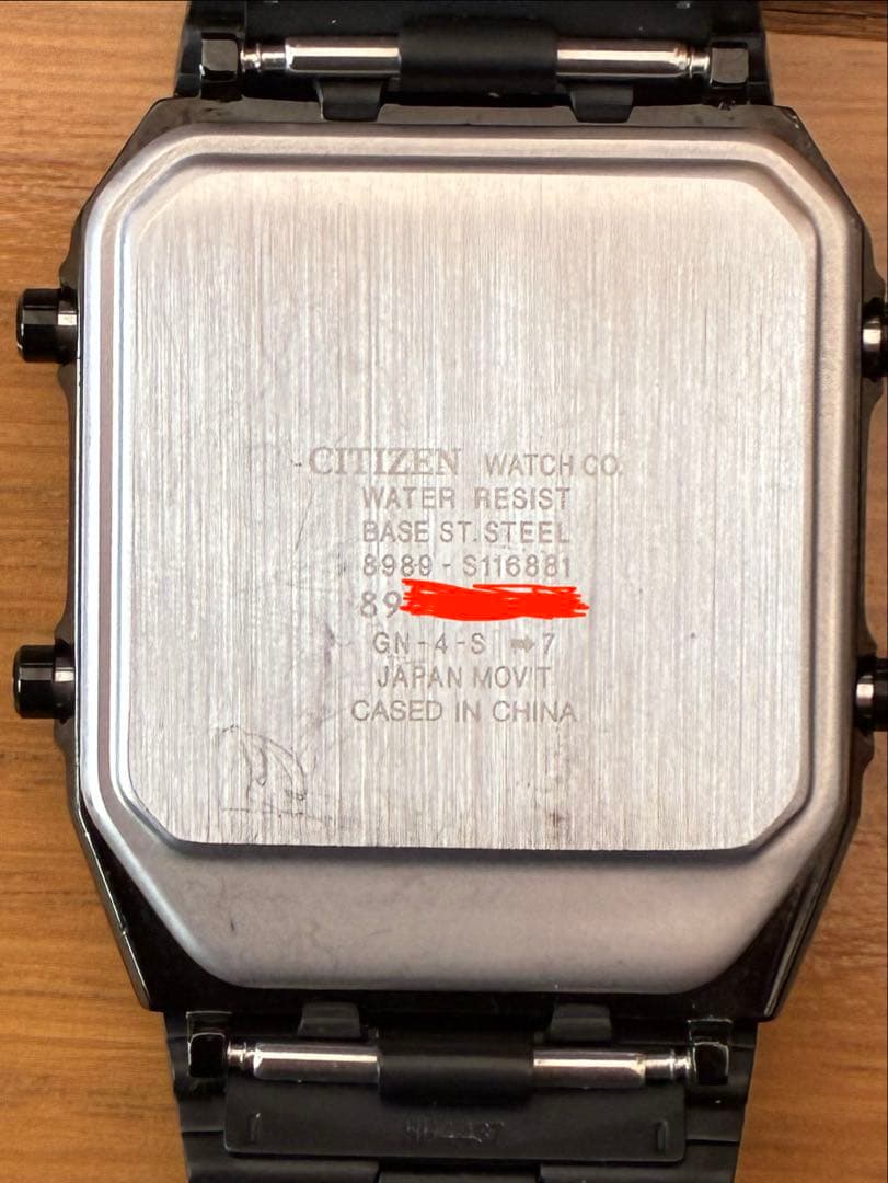 CITIZEN ANA-DIGI TEMP 腕時計 電池交換済み