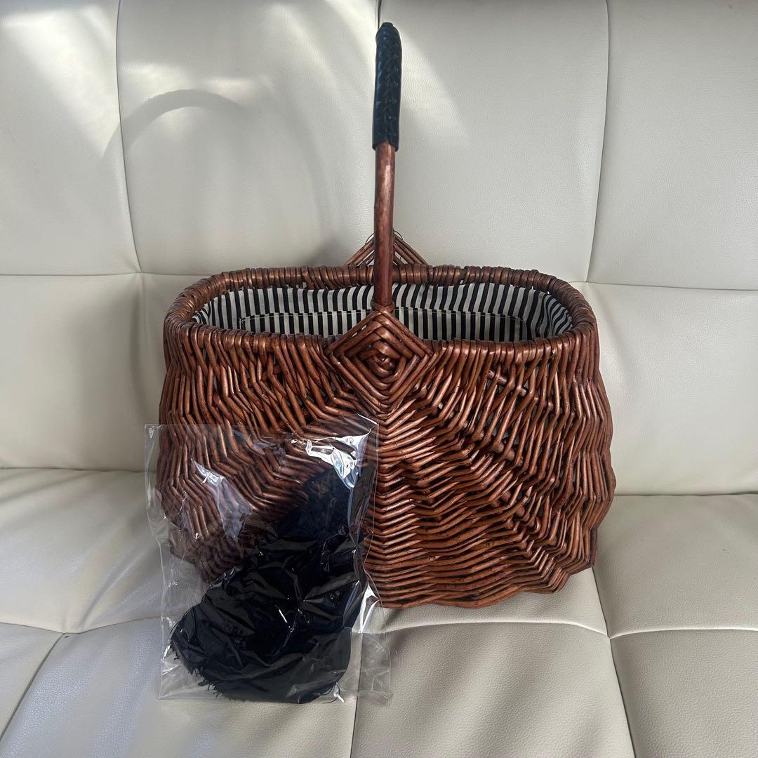値下げ！　Pale Jute weekend basket wide