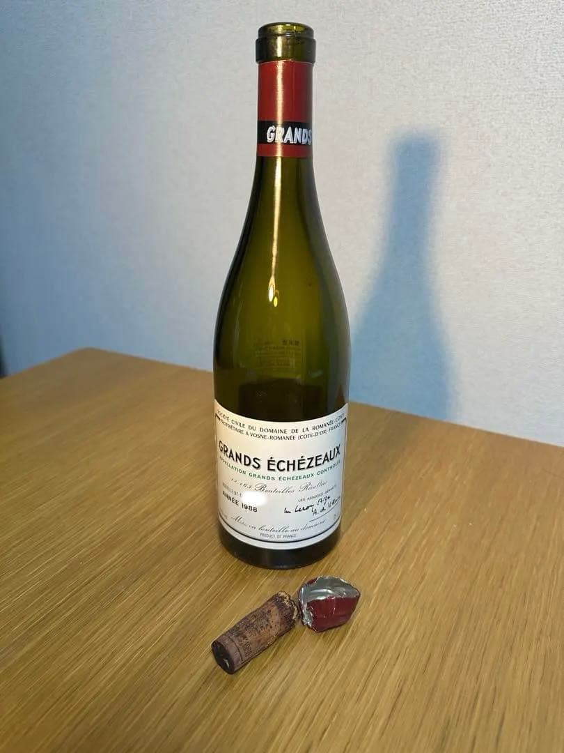 ドメーヌ・ド・ラ・ロマネ・コンティ グラン・エシェゾー 1988 【空き瓶】