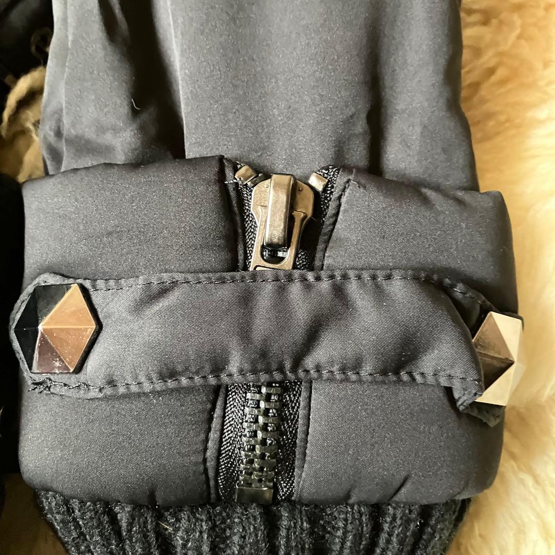 Y2K90s00sarchiveファーギミックモッズコート平成ギャルb-girl