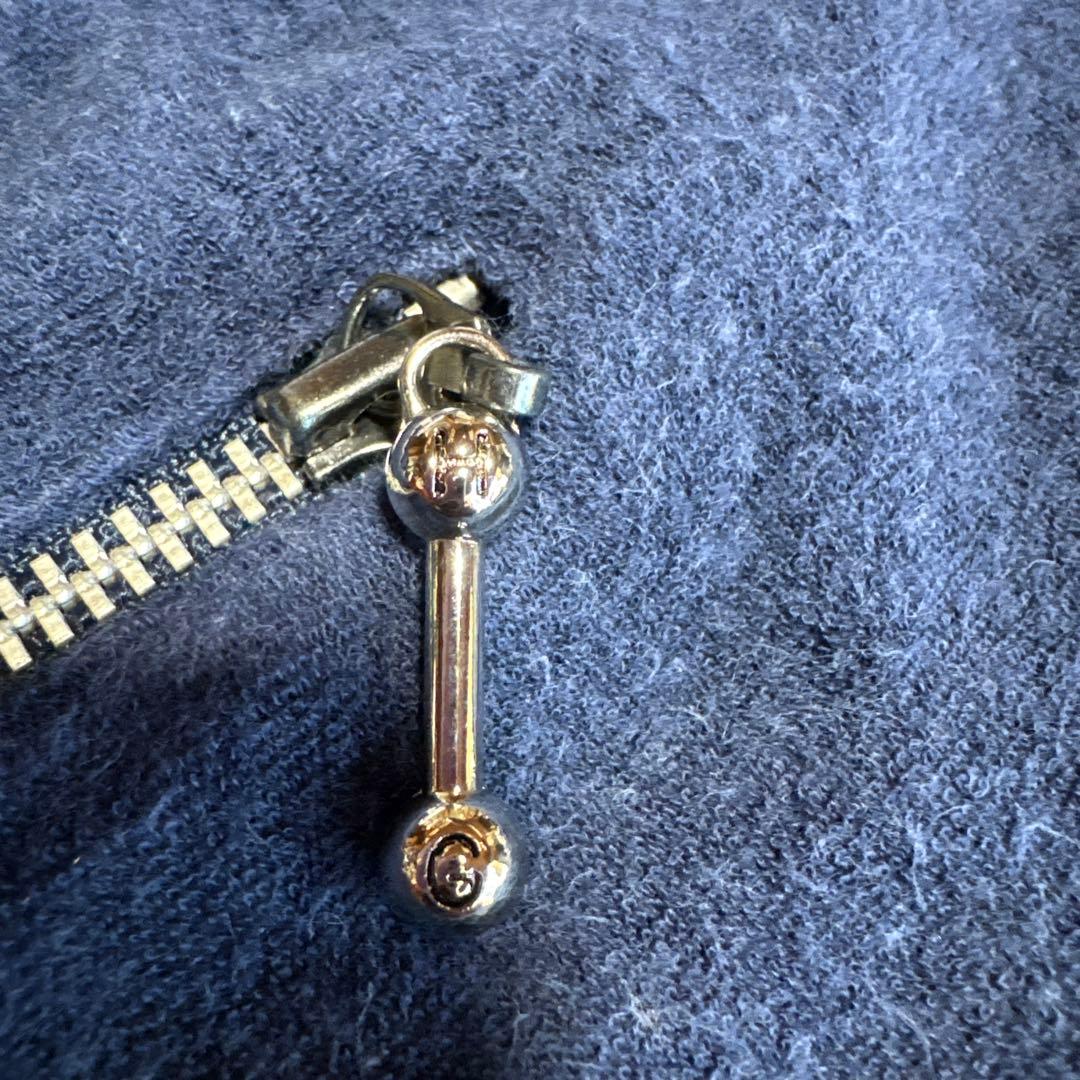 HYSTERIC GLAMOUR シングルライダース風 ジップアップ 長袖