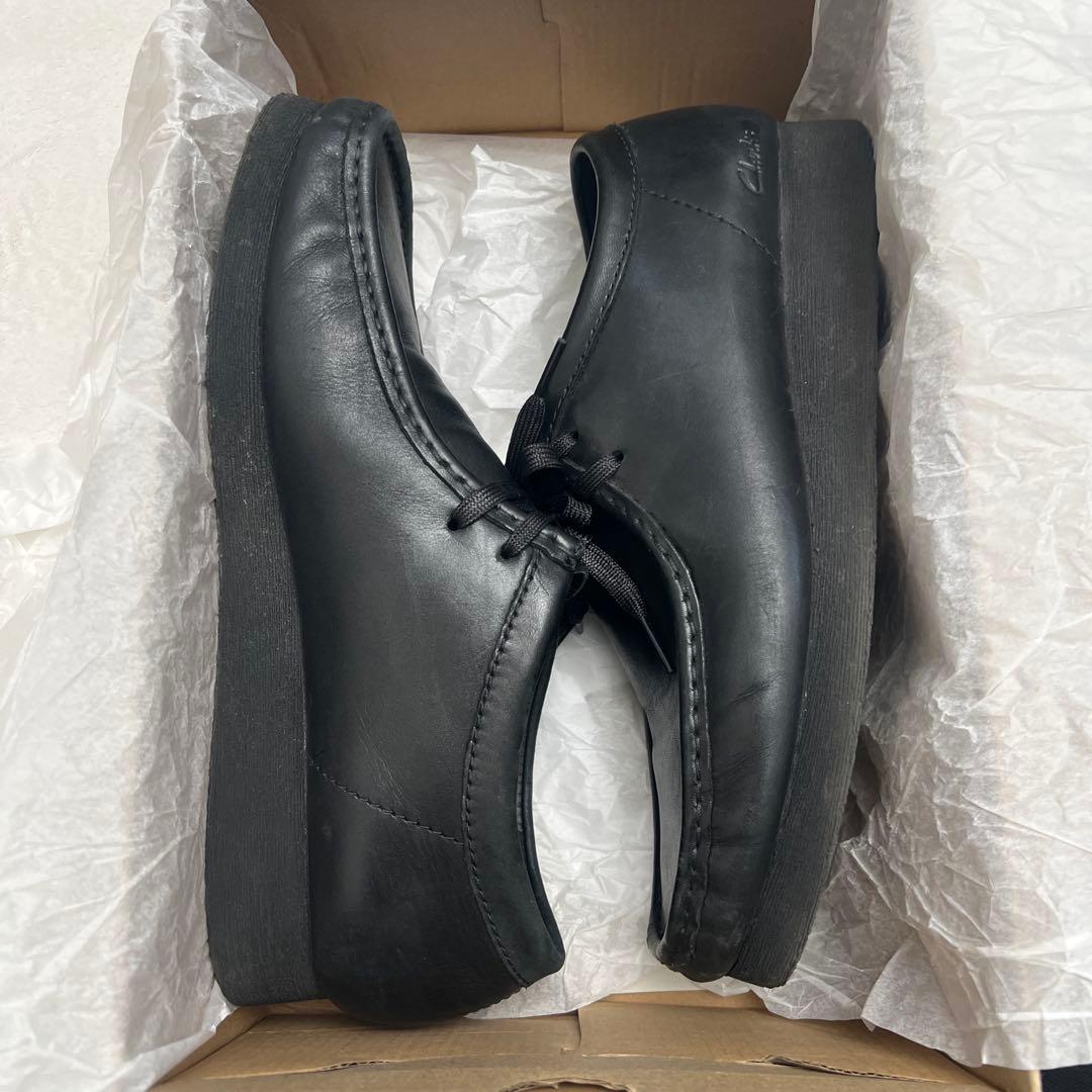 Clarks クラークス Wallabee 2 ブラックレザー ワラビー2