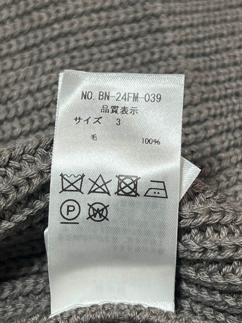 【BATONER/バトナ―】SIGNATUREドライバーズニット　L