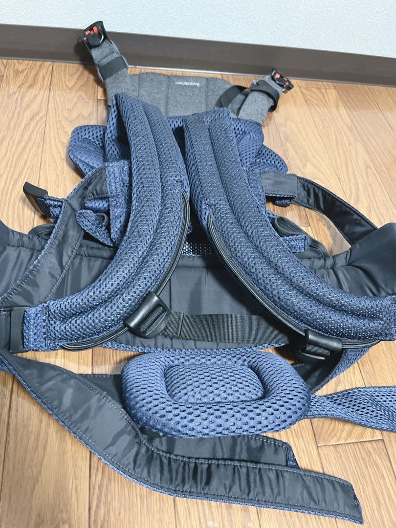 【超美品】ベビービョルン　ハーモニー　抱っこ紐　メイビーブルー