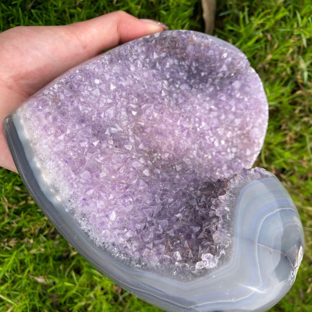 アメジスト 原石 ハート