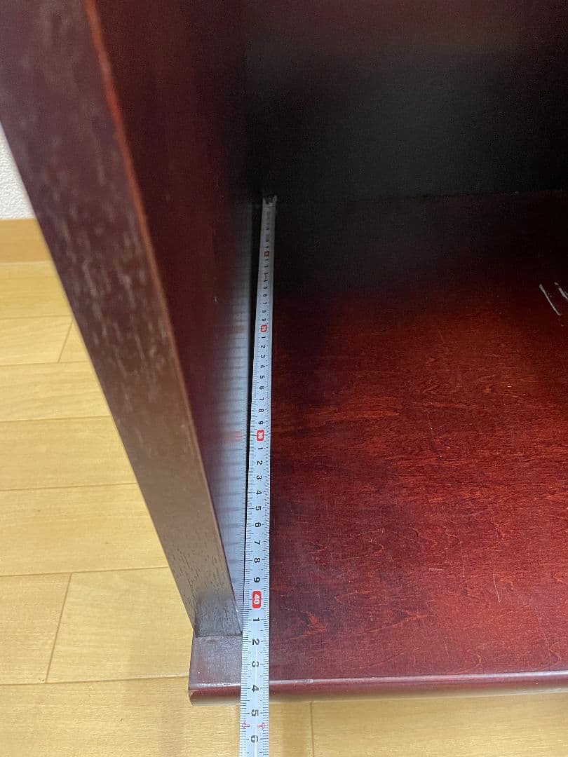 オールドカリモク カップボード スリムキャビネット ジャパンビンテージ