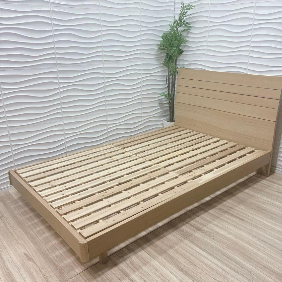 ◇大阪府 神戸市 配達料無料！◇ニトリ◇すのこベッド◇コンセント付◇セミダブル◇