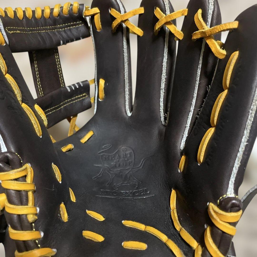 た*ら様 Rawlings HOH軟式グローブ ブラウン/イエロー