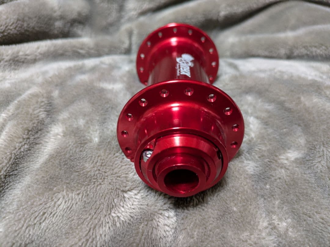 【値下げ】★未使用新品 ONYXファットバイク用フロントハブ RED