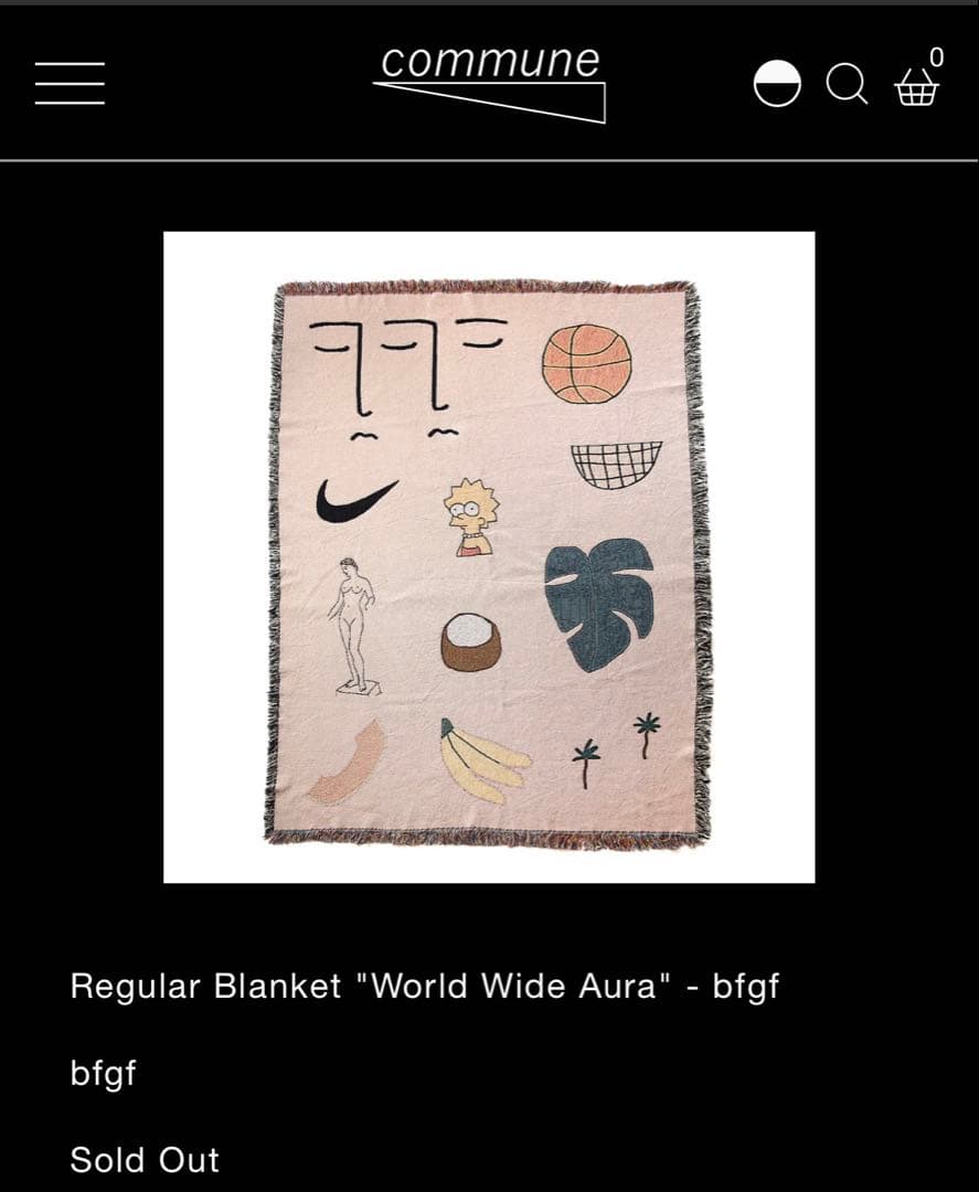 【bfgf 】Regular Blanket \"World Wide Aura\"