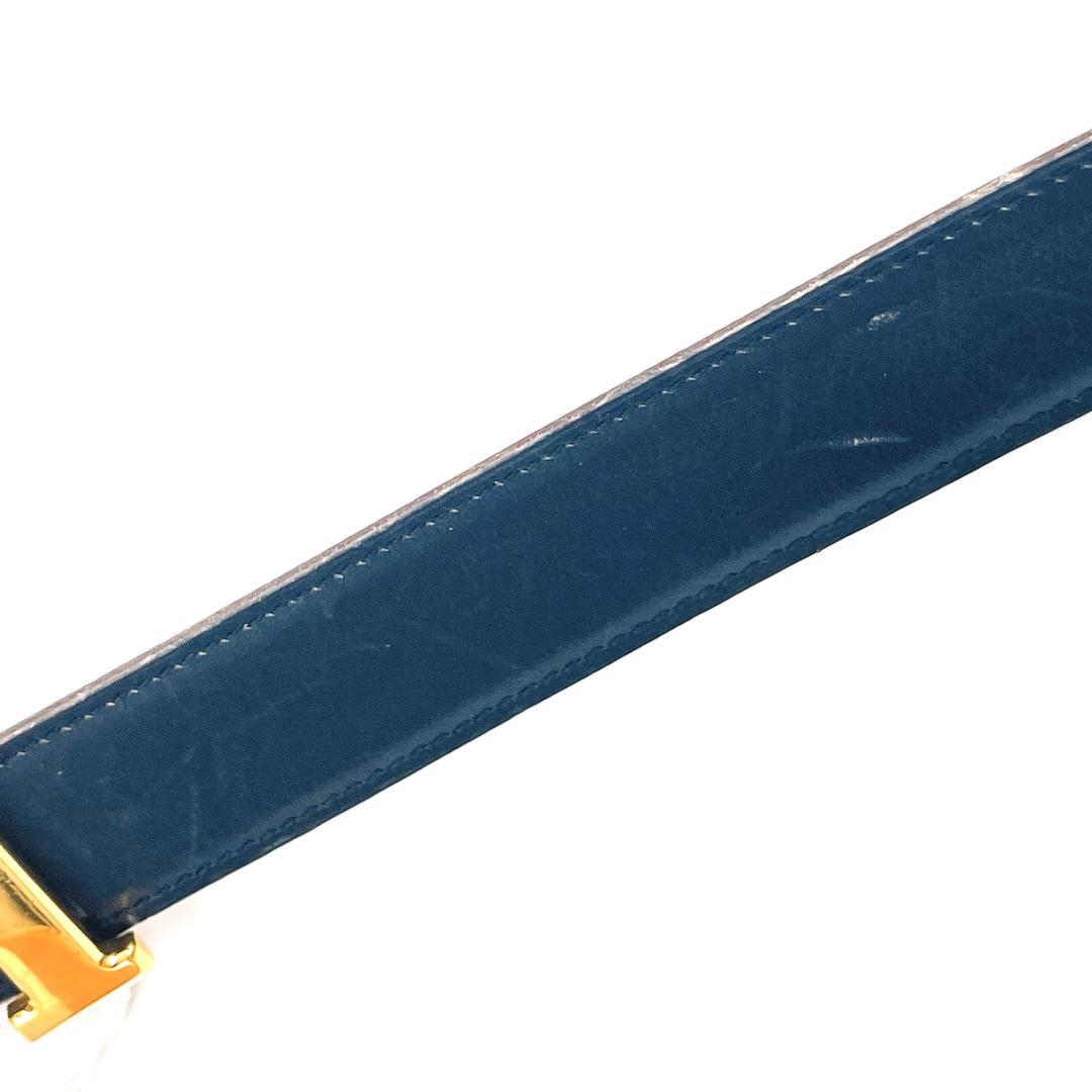 ■美品■ エルメス コンスタンス Hバックル ベルト レザー ブラック ブラウン