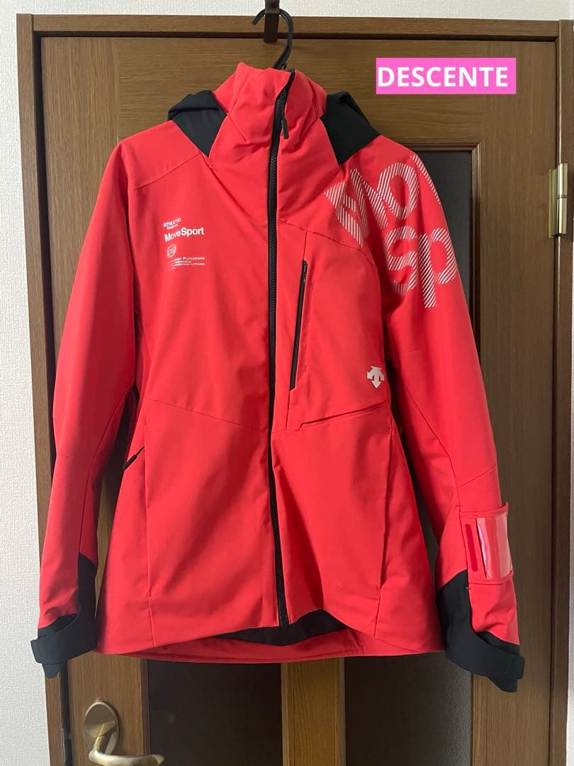 DESCENTE　スキーウェア　赤
