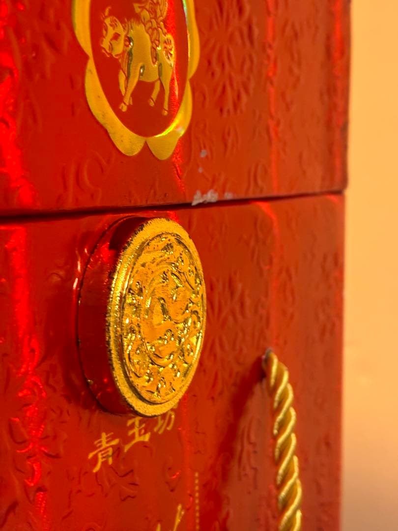 【極美・大容量1.5L】中国名酒 汾酒フェンシュウ原漿 53% 艶やか陶器ボトル