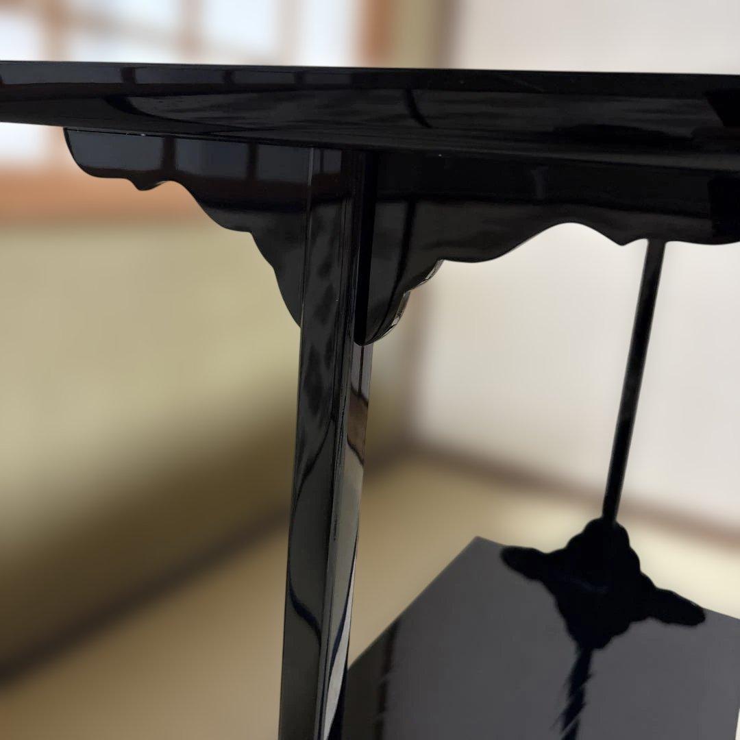 【中古品】組立式　黒及台子（紙箱）USED〈税込・送料込〉