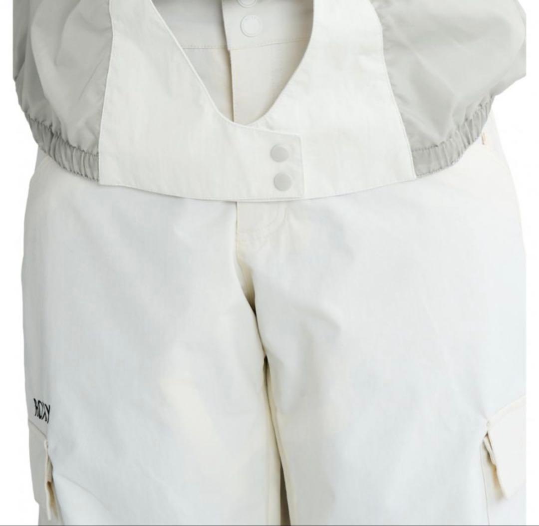 ROXY ホワイト スノーボード　スキー　ウェア　ジャケット