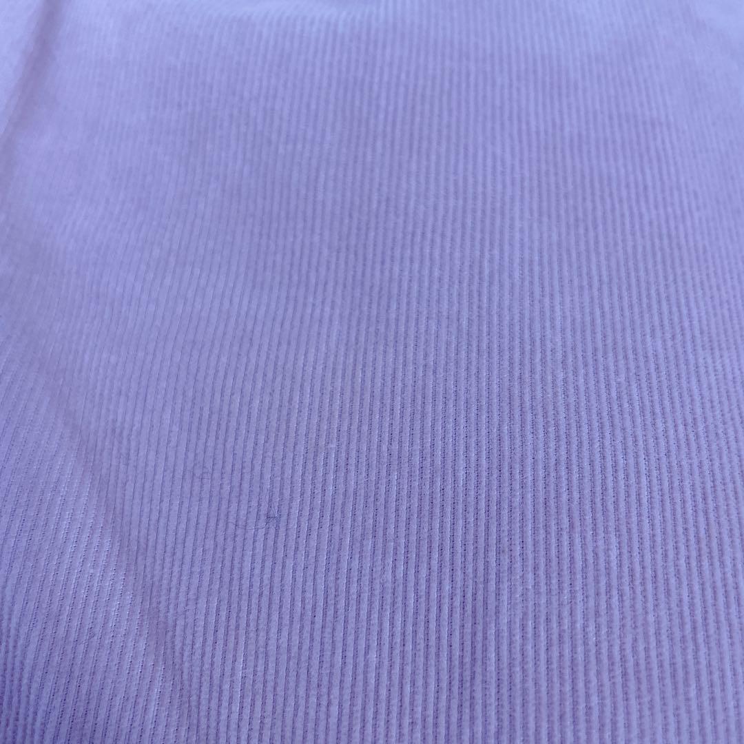 GUCCI グッチ　コーデュロイ　胸元フリル　膝丈長袖ワンピース　ピンク　36