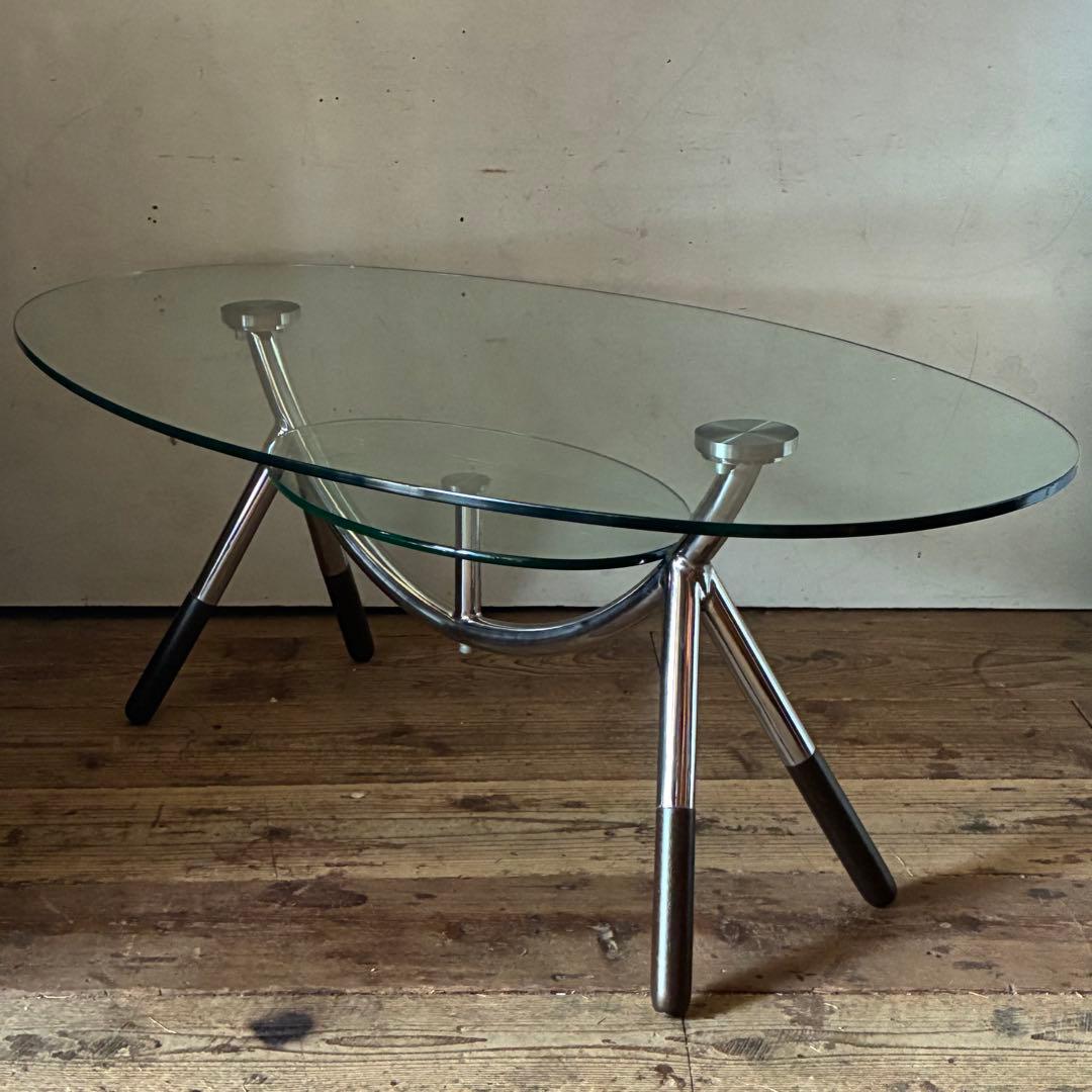 80’s 90’s ヴィンテージ ガラス センターテーブル