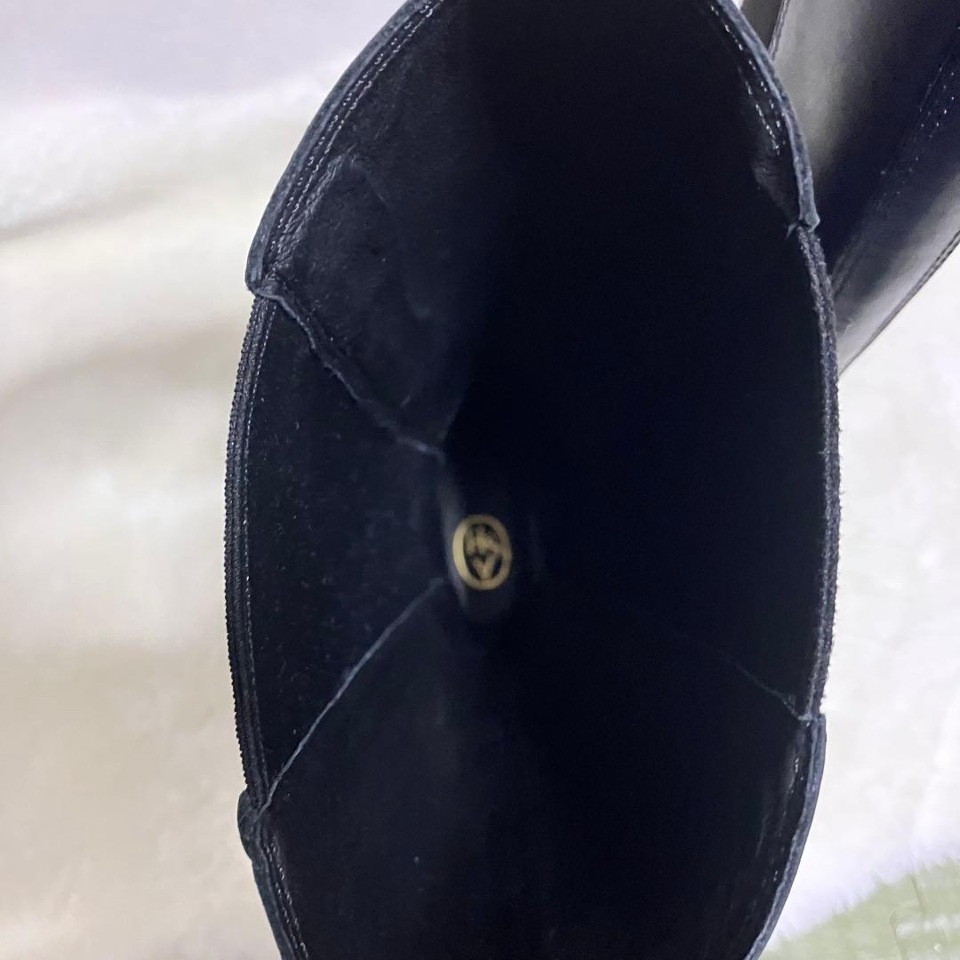 希少 ASH ロングブーツ サイドゴア 厚底 ブラック 38 レザー