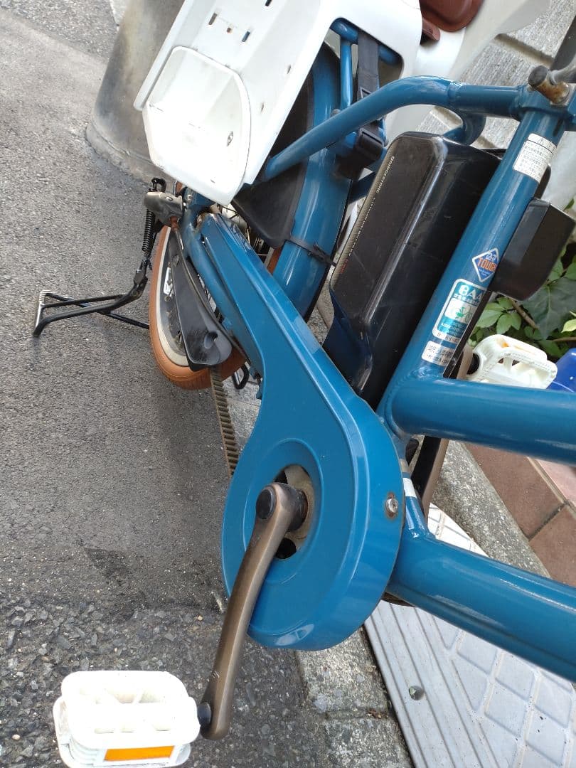 配送可★直接引渡可★カスタム【現行型ビッケグリ】電動アシスト自転車★３人乗子供乗