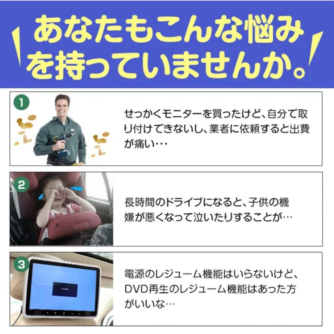 新品未開封Eonon L0327J 10.1インチ ヘッドレストDVDプレーヤー