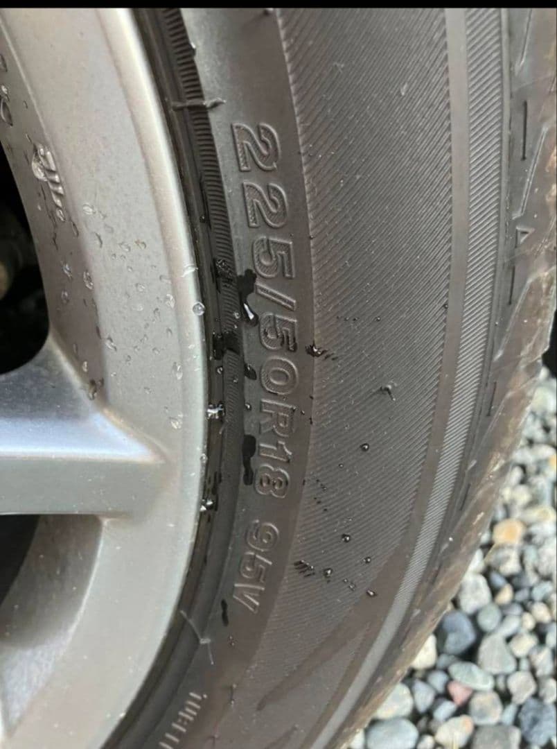 b*4様 225/50R18　レグノ４本　エスティマ純正ホイール付き
