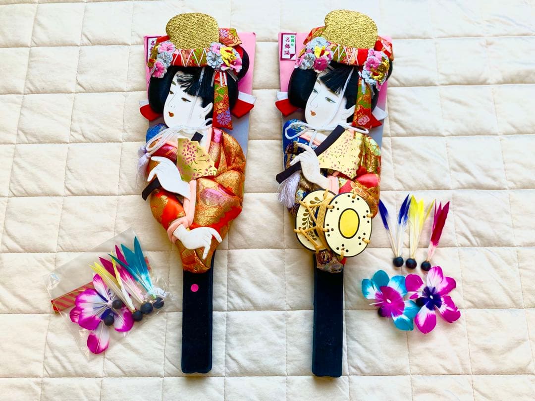 江戸歌舞伎羽子板セット
