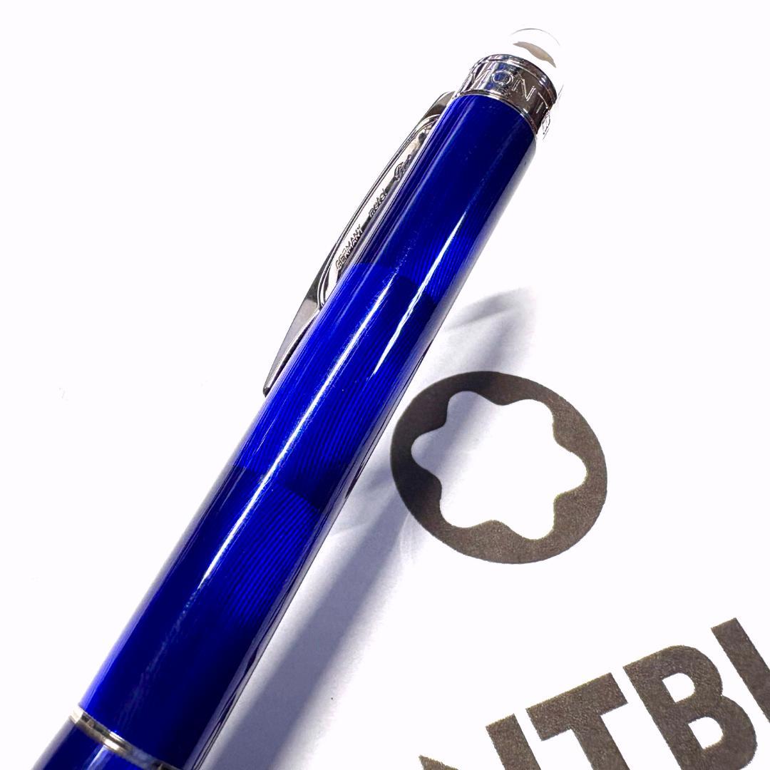 246.モンブランスターウォーカークールブルー　M25614BP 　美品