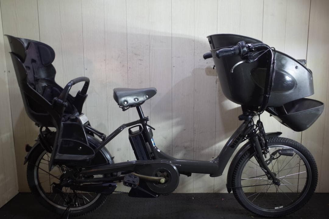 ブリヂストンbikke POLAR e 20型8.7AH 3段 充電器 GREY