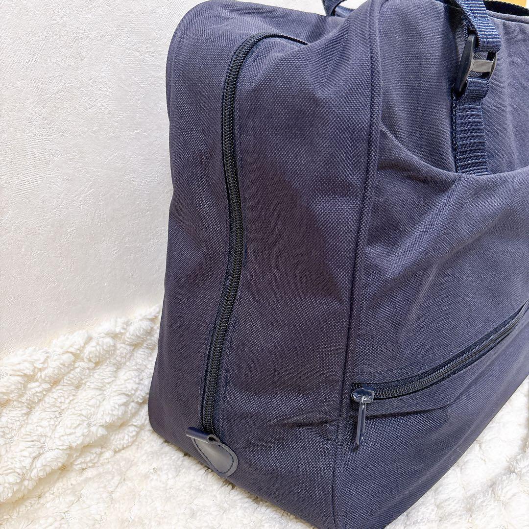 【希少】 バーバリーズ ゴルフ ボストンバッグ ネイビー 刺繍 旅行 チェック