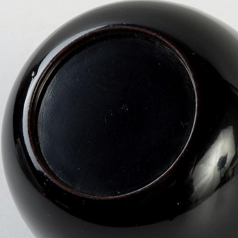 茶道具　塗師　幸悦作　つぼつぼ蒔絵　中棗　共箱　V　9389